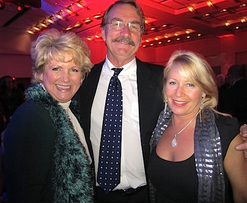 jay-mcbride-and-pals Jay McBride with Cheryl Masur, left, and Marga Hayes McBride