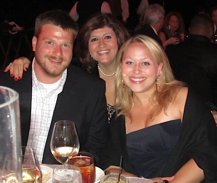 john-lauren-shaun John Miller with Shaun Fulco, center, and Lauren Christ, both of Moxley Carmichael