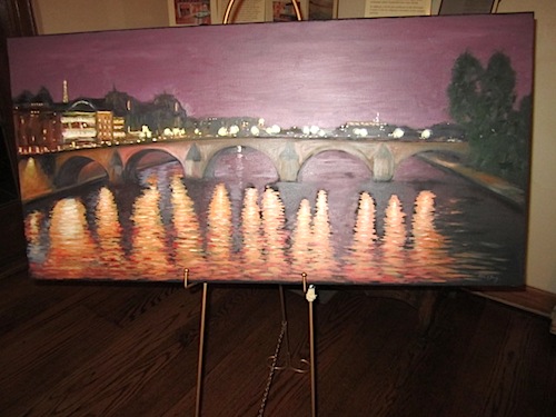 mike-berry-painting Here is a closer look at that painting of the Royal Bridge in Paris.