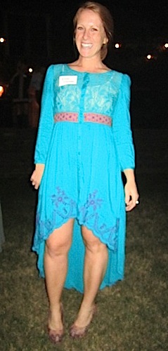 erin-slocum I loved Erin Slocum's blue dress. She's with Dogwood Arts.