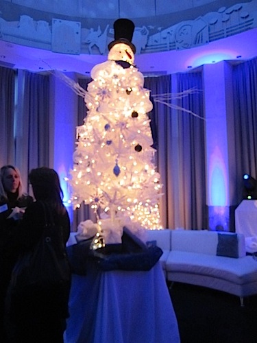 inside-snowglobe The Christmas tree inside the snow globe looked like a snowman.