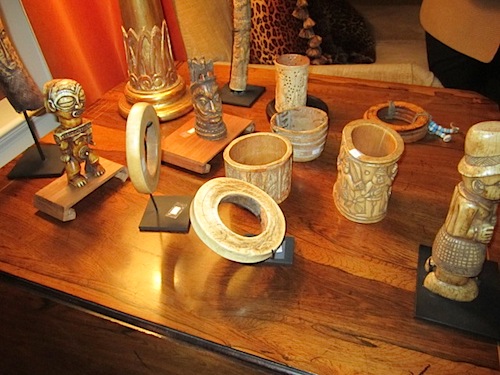 ivory Beall collects antique ivory.