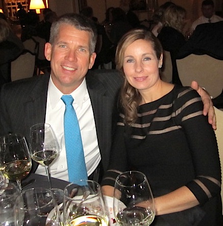 ross-dempster Ross and Emily Dempster as they settled into their table for the sit-down portion of the evening.