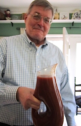 bary Barry did not have to be prompted to make Bloody Marys available!