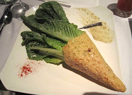 caesar Madge ordered a Caesar salad and this is how it came! She said it was the best Caesar she has ever eaten.