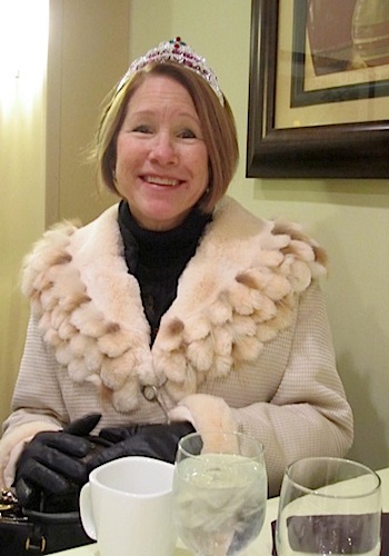 judith-at-bfast That's where we hooked up with our friends Judith and Michael Foltz, another west Knoxville couple who had opted to stay downtown overnight. The Foltzes stayed at The Oliver Hotel on Union Avenue to make it convenient for Judith to perform her New Year's duties as the city's director of special events.