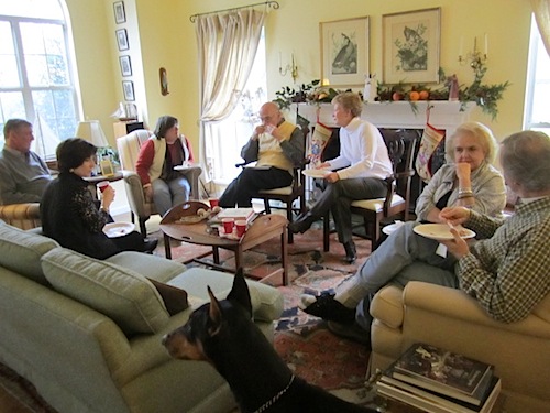 living-room A relaxing time with good friends to start the new year.