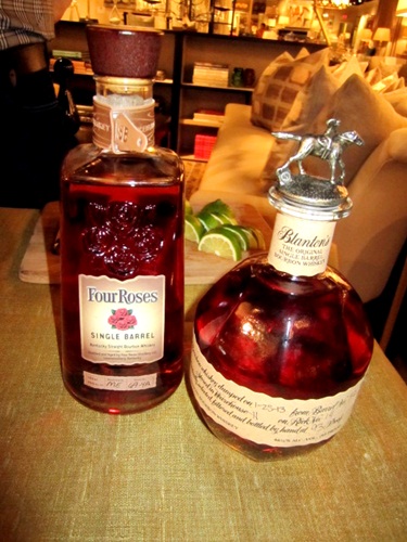 bourbon I do not know about bourbon -- except that I have to keep Maker's Mark on hand for my friend Richard's Mahattan cocktails. I tasted both of these last night and was amazed at the difference between them.