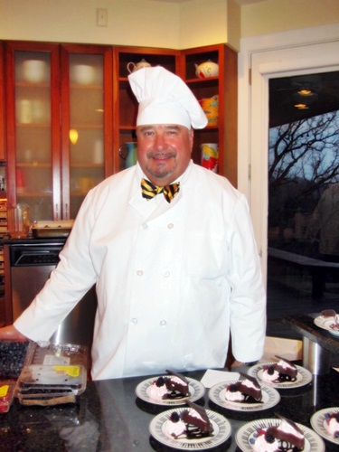 chef-rex In the kitchen, we caught up with Chef Rex Bradford Ogle of Abner's Attic. He is one of the Symphony League's favorite caterers.