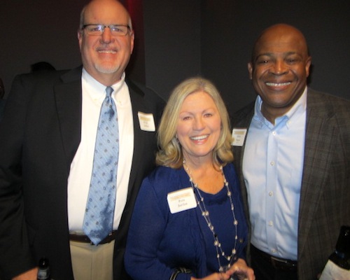 david-and-pam-alvin Alvin Nance, right, CEO of Knoxville's Community Development Corporation, with David and Pam Jordan. David's with Clayton Homes and Pam is retired from KUB.