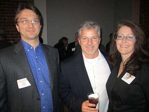 gerdau From left, Chris Miles and Johnny Miller of Gerdau and Karen Miller.