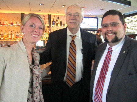 susan-alan-grider Susan Martino with Alan Carmichael and Michael Grider, head of communications for Knox County