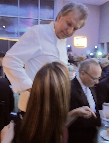 chef1 Featured chef, Dean Fearing, greets guests.