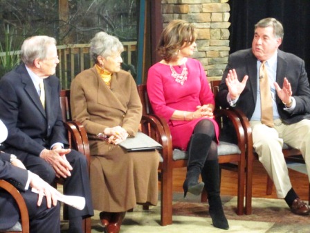 dream-team The "Dream Team" getting interviewed on the 5 p.m. show. From left, Bill Williams, Edye Ellis, Moira Kaye and Bob Kesling