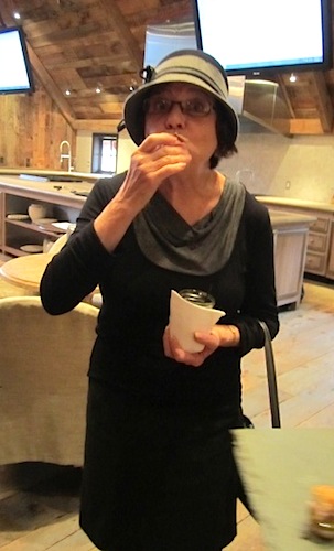 jackie My buddy Jackie Wilson enjoying the pork belly.
