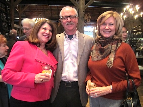 martins-plus-one Carole and Bob Martin with Carolyn Browning, right