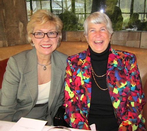 susan-and-friend Susan Hyde, of the museum, and Kitsy Hartley, on right.