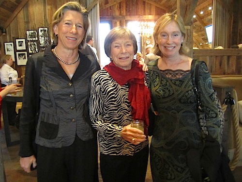 wine-ladies From left, Beth Novak Milliken, Mary Novak and Lindy Novak of Spottswoode Estate Vineyard and Winery. They were the featured vintners of L'Amour du Vin this year.