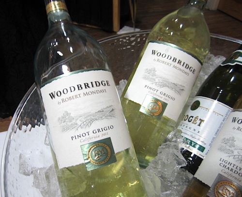 pinot-grigio So glad the hosts provided a variety of wines rather than just the usual Woodbridge chardonnay, which is cloyingly oaky.