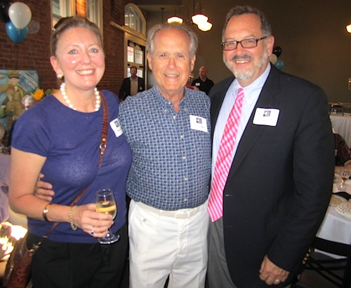 clarks-and-friend From left, Karen Clark, Jerry Baker and Brooks Clark at the party. Brooks is a member of the CBT Advisory Board.