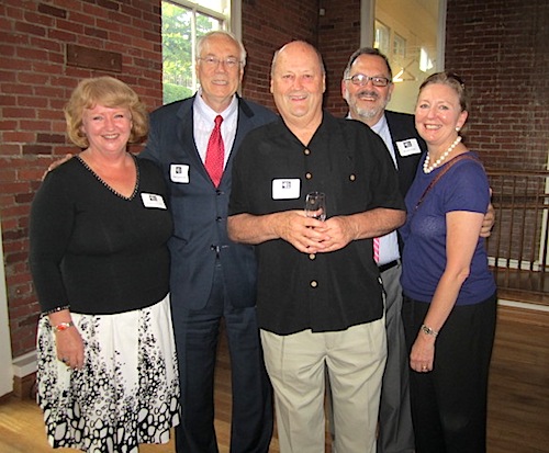 sheena-fords-clarks From left, board member Sheena McCall, Alan Carmichael, Richard Ford and Brooks and Karen Clark