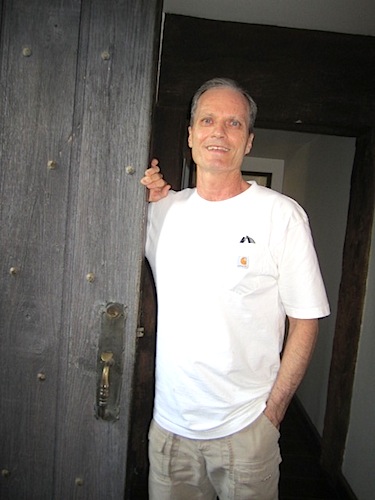 gary-stinnett We were lucky to run into Gary Stinnett, who has been the caretaker of Hopecote since 1990. He had to keys and invited us inside. Today, Hopecote is a guest house for UT's distinguished guests.