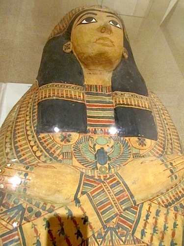 priestess-coffin The inner coffin of an Egyptian priestess