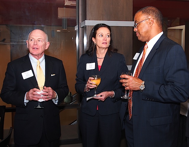 Here's a better picture of Jim Nichols, right, with Jon and Mintha Roach.