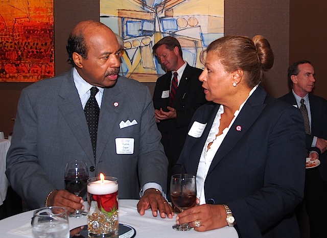 Warren Logan, left, is the president and CEO of the Urban League of Greater Chattanooga.