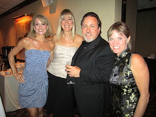 lucas-and-trio Maestro Lucas Richman with members of The Eroica Trio, from left, Sara Sant'Ambrogio (cello), Erica Nickrenz (piano), and Sara Parkins (violin).