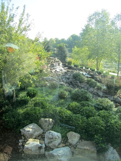 Here is the view outside one of the glass-sided conference rooms in the Visitor Center.