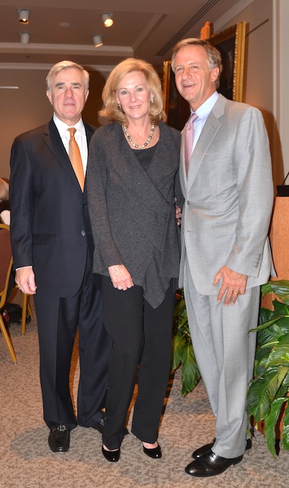 Gov. Bill Haslam with Jenny and Rob McCabe. Jenny is Natalie's other daughter.