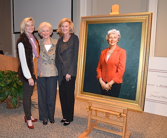 Natalie with both her daughters, Susan Robie, left, and Jenny McCabe