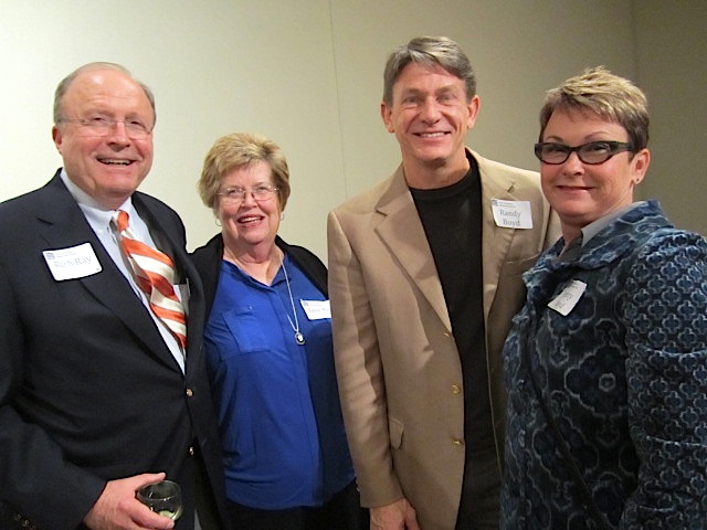 Rich and Jane Ray, left, with Randy and Jenny Boyd