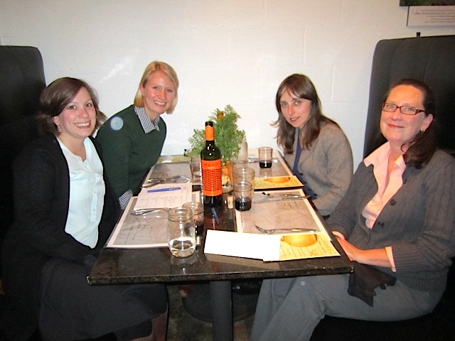 From left, Megan Paris, Maxi Frank, Monika Miller and Beth Eason were having fun.