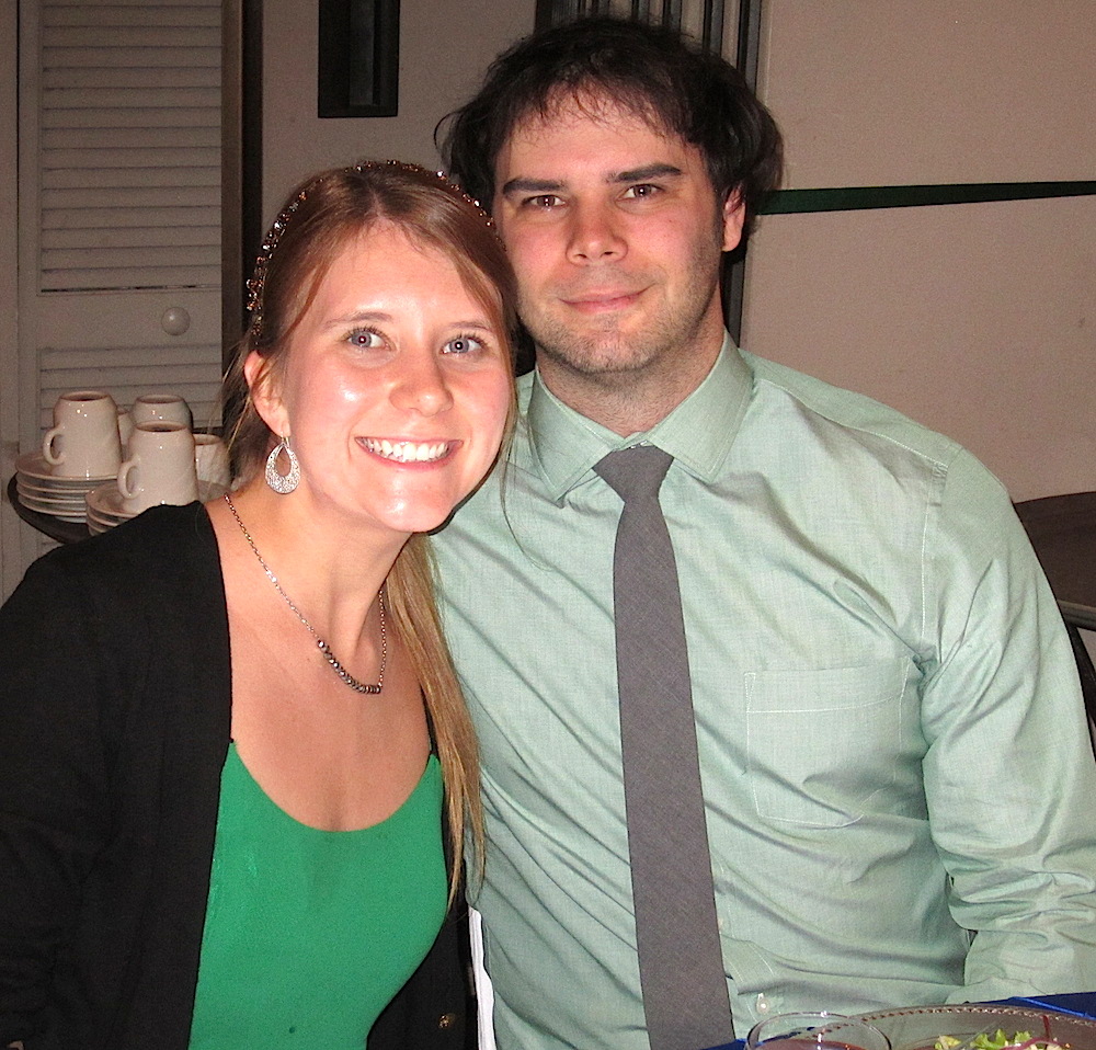 Amy Foster of Moxley Carmichael with her fiance, ???? ???