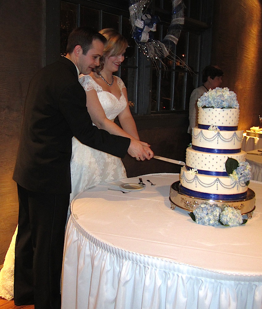 The moment Alan always looks forward to at any wedding reception!