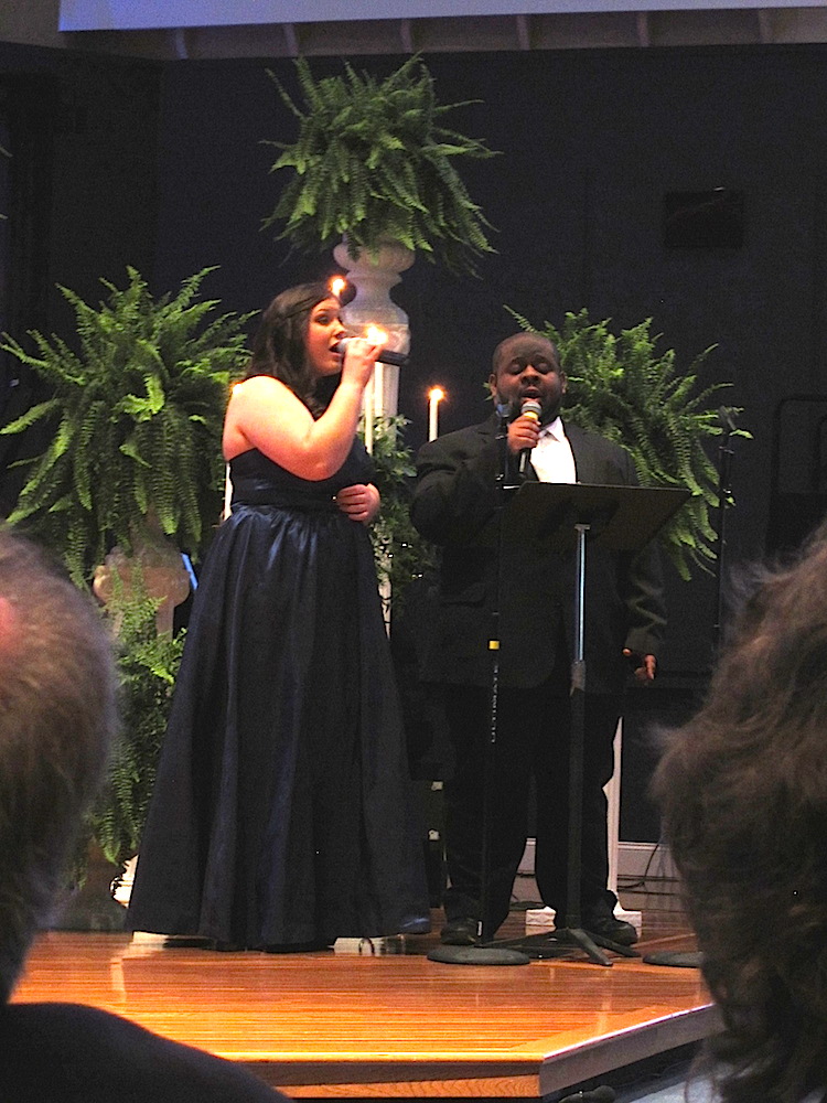 Soloists Katy Free and Brandon Gibson were outstanding. Katy also was maid of honor.
