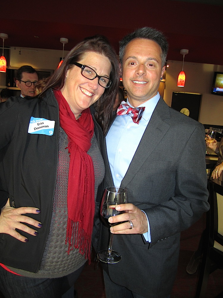 Two of our "frequent flyers" on The Blue Streak. Erin Donovan of Visit Knoxville appeared nine times in the past year. Dino Cartwright of Prestige Tuxedo was on it 11 times.