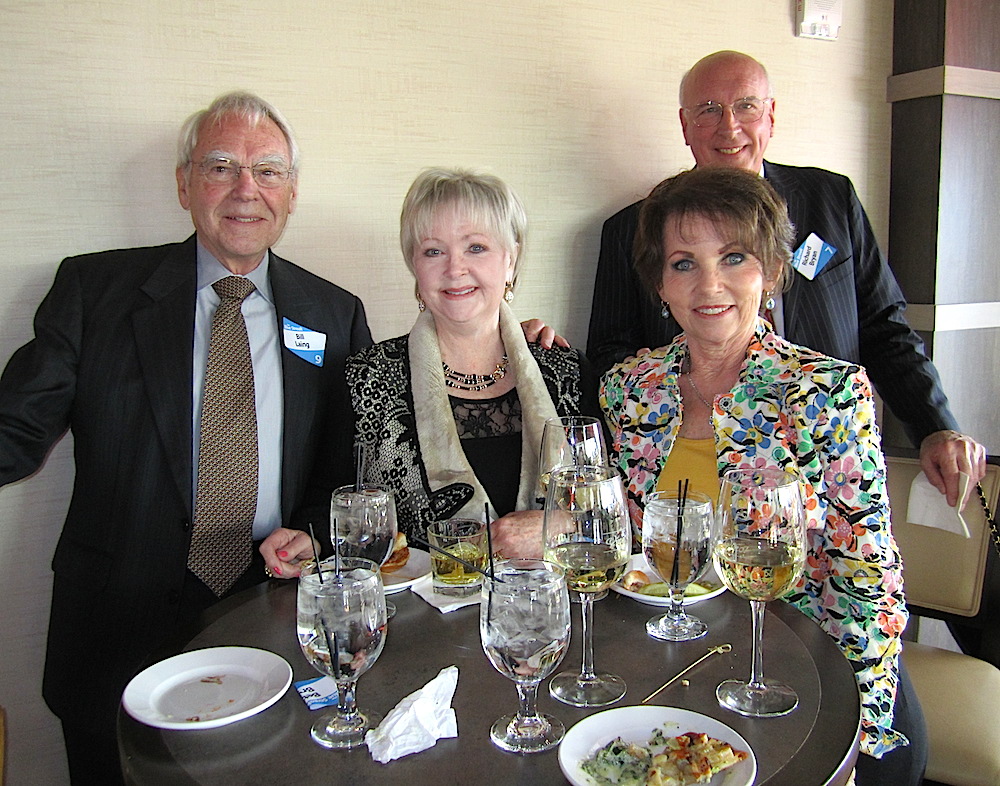 From left, Bill Laing (9 times on Blue Streak), Sharon Laing (5), Bette Bryan (8) and Richard Bryan (7).