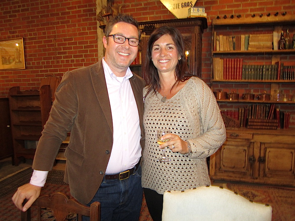 Roy and Susanna Milner. He's the brewery partner at Blackberry Farm.