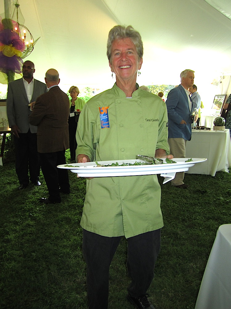 This is a sight you want to see at a UT event! Carol Costello is a professor in the UT Department of Retail, Hospitality and Tourism Management who teaches culinary, wine and beer courses. She's awesome.