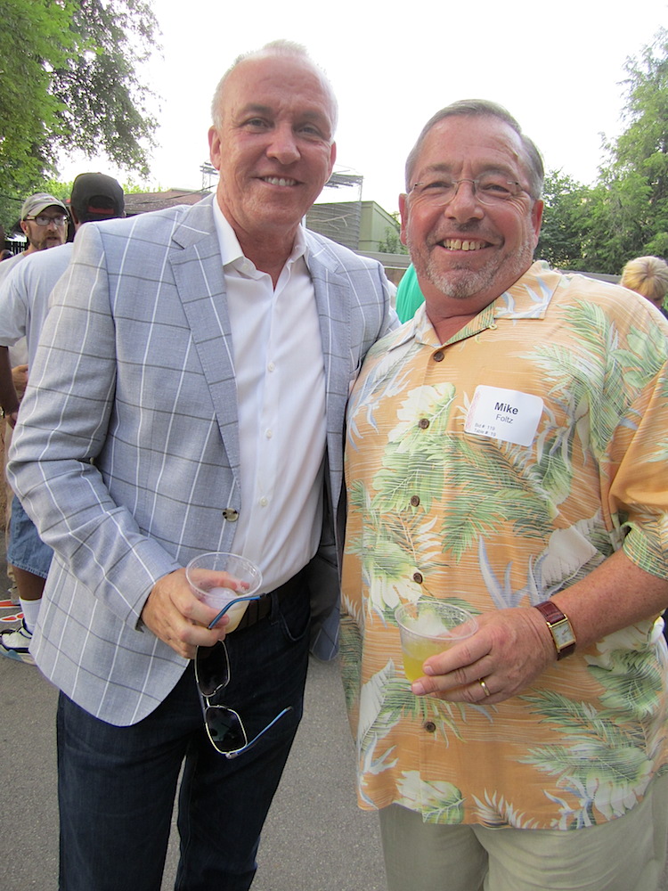 Eddie Mannis, left, and Michael Foltz.