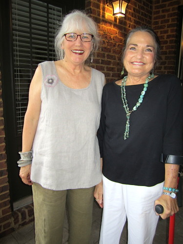 Nancy Campbell, left, and Gina Anderson