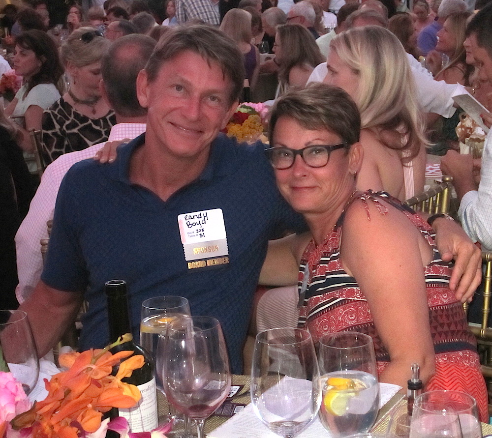 Randy and Jenny Boyd own Boyd's Jig and Reel, one of the presenting sponsors of the event along with The Trust Company.