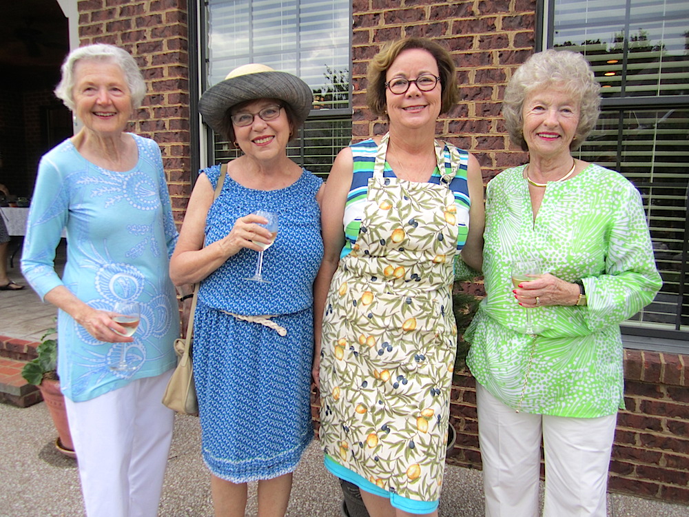 Some of the garden enthusiasts, from left, Sandra Butler, Jackie Wilson, Ilene Cheek and Betsey Bush.