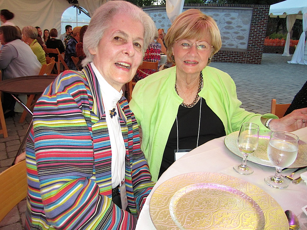 Betsey Creekmore, left, with Fay Bailey.