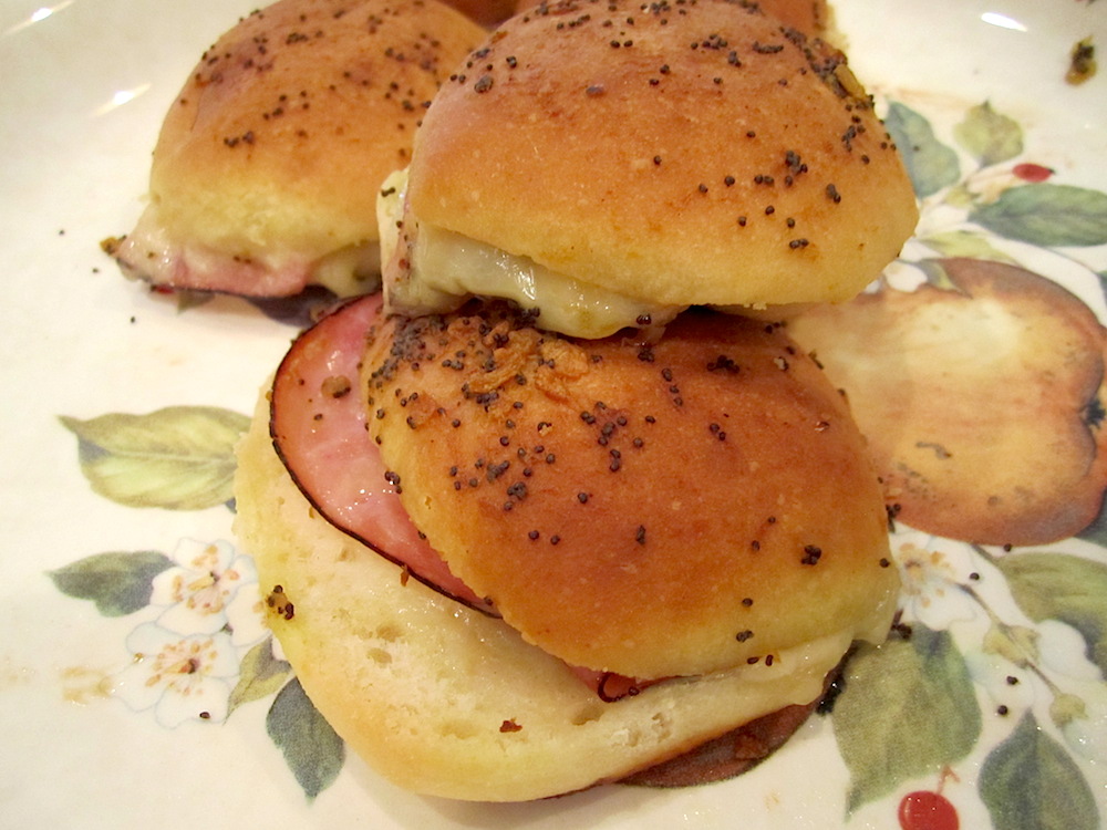 The ham and Swiss sandwiches got rave reviews.