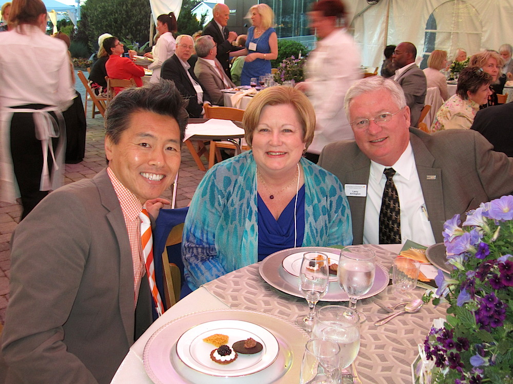 Vern Yip with Xxxxx and Larry Arrington. Yip was a pre-med major and two weeks shy of entering medical school when he decided to become an interior designer instead.