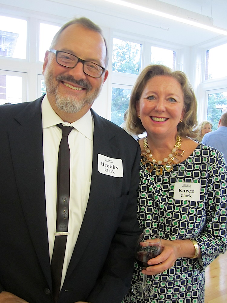 Hosts Brooks and Karen Clark.